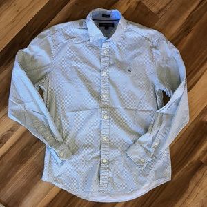 Tommy Hilfiger stretch button down long sleeve shirt